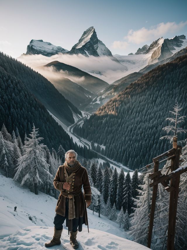 Finalmente convencí a Beggar Mayo a unirse a mi proyecto de un castillo en la cima de una montaña. ¡Papá lobo te ama, hijo! 📷✨🏰